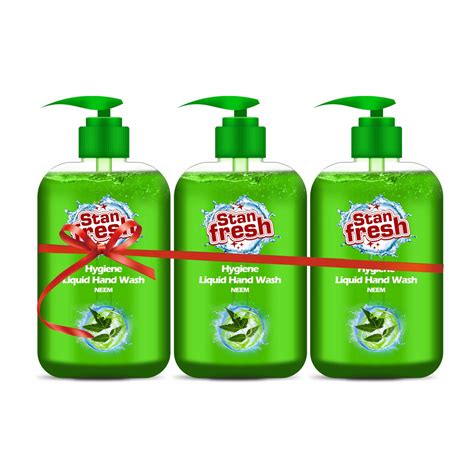 Stanfresh Hygiene Liquid Hand Wash Neem 500ml(Pack Of 3) – Stanvac Prime