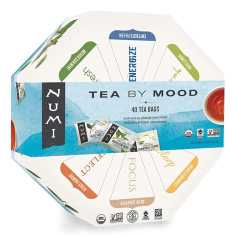 Numi Organic Tea By Mood Gift Set, 40 Count Tea Bag India | Ubuy