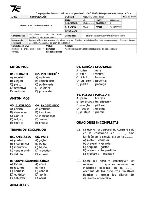 RV 15 - en realidad es una ficha de Raz. Verbal pero no me dejo poderlo ...