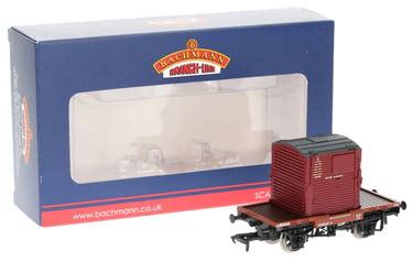37-960 Bachmann OO Gauge Conflat with Type A Container BR Crimson (Pre ...