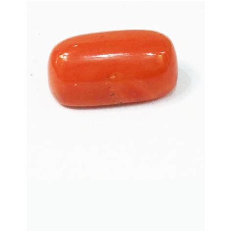 14.25 Ratti Natural certified Moonga Stone, लाल मूंगा, रेड 6000/- rs