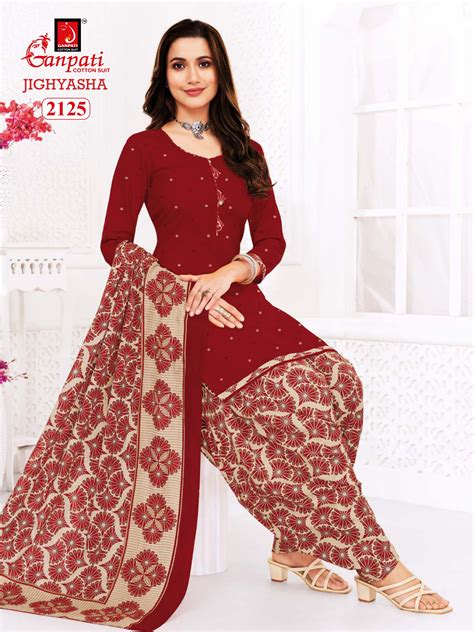 GANPATI JIGHYASHA VOL 21 COTTON PRINTED PATIYALA SUITS ONLINE RATE ...