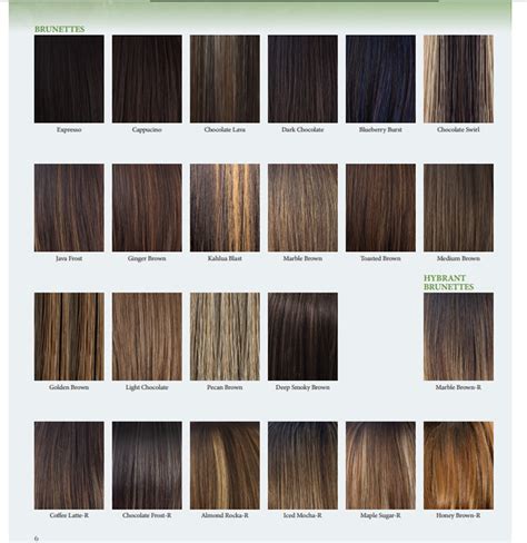 Wigs.com Color Chart 的图像结果