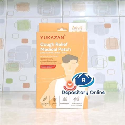 Jual Yukazan Adult Cough Relief Patch (6's) Patch Anti Batuk untuk ...