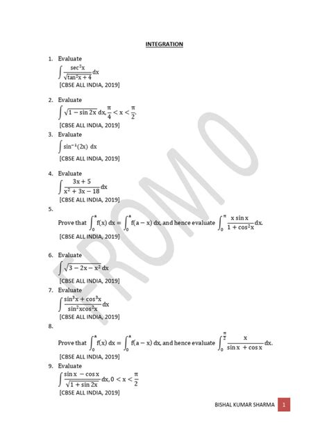 Image result for Simple Integration Questions