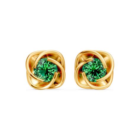 Buy Miss Highness 925 Sterling Silver Square Floral Stud Earrings for ...
