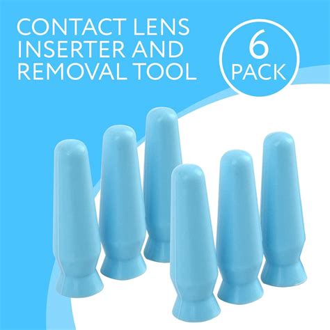 Scleral Lens Remover & Inserter Pack of 6 - Ventless Contacts Removal ...