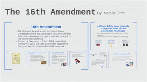The 16th Amendment by Natalie Grim on Prezi
