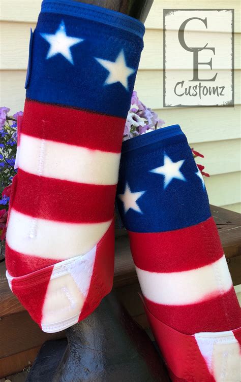american flag saddle blanket