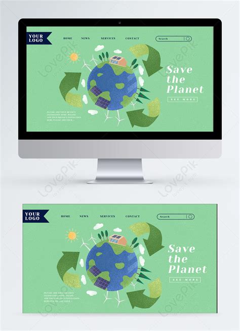 Environment Web Design Template 的图像结果