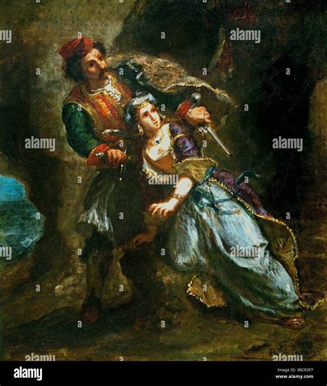 La Fiancee d'Abydos - The Bride of Abydos 1849 Eugene Delacroix France ...