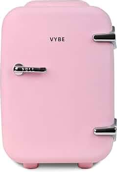 VYBE Mini Beauty Fridge (4 Liter)-AC/DC Portable Thermoelectric Cooler ...