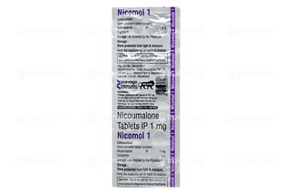 Nicomol 1 Mg Tablet 10 - Uses, Side Effects, Dosage, Price | Truemeds