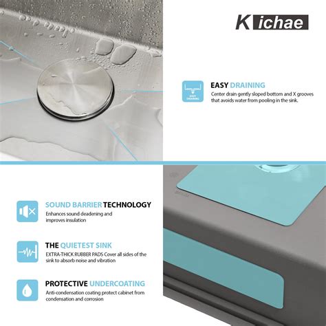 Snapklik.com : 32 Kitchen Sink Undermount Workstation - 32x19 Undermount Kitchen Sinks Ledge ...