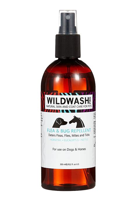 WILDWASH Natural Tick and Flea Repellent Spray 300 ml : Amazon.in: Pet ...