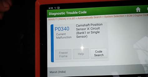 Image result for Check Engine Code P0340