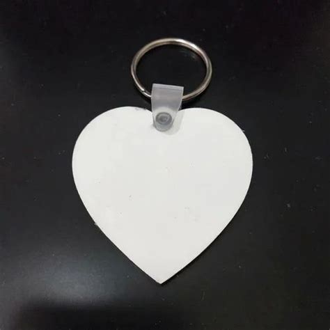 Sublimation MDF Keychains - 3mm Heart Shape MDF Sublimation Keychain ...