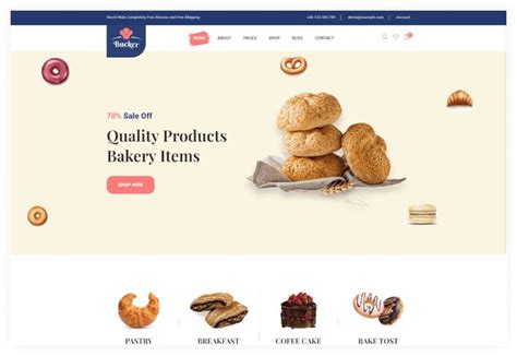 Image result for HTML Code for Bakery Website