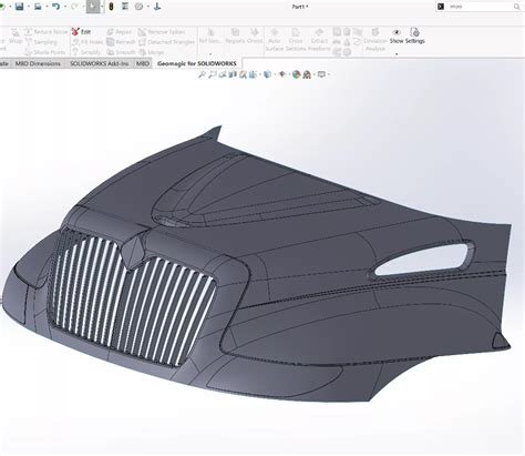 SolidWorks Scanner 的图像结果