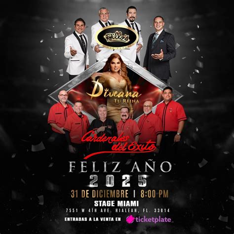 FELIZ AÑO, 2025!, STAGE MIAMI, Hialeah, 31 December to 1 January ...