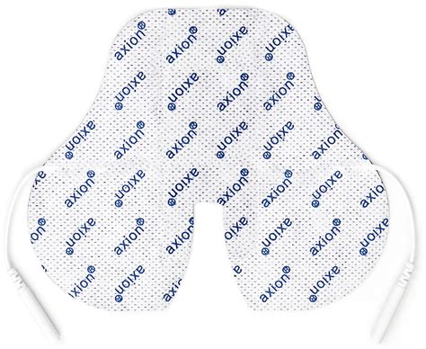 Buy Axion Neck Electrode. Self-Adhesive Pad for TENS EMS Units with 2mm ...