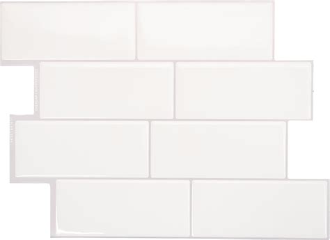 Amazon.com: SMART TILES Peel and Stick Backsplash - 5 Sheets of 11.56 ...
