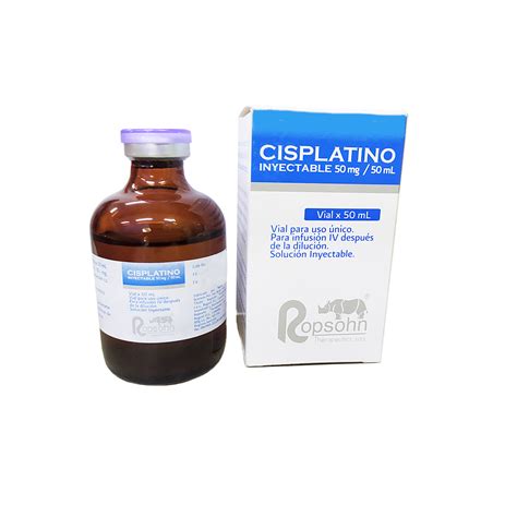 Cisplatino 50 mg/ 50 mL – DROGUERIA CLINICA