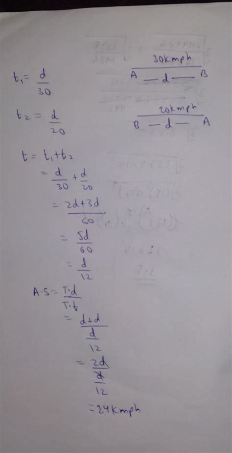 30) A motorcyclist drives from place A to B with a uniform speed of 30 ...