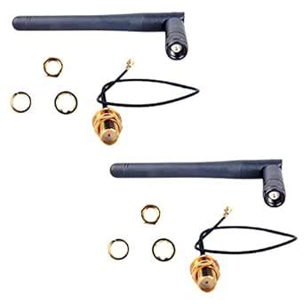 Super Debug 2.4G WiFi Antenna with SMA Cable 3DBI Gain Antennas U.FL to ...