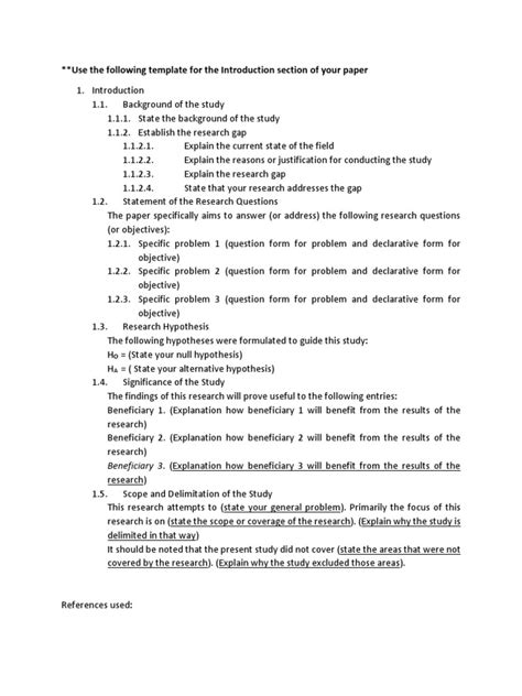 Image result for Introduction Writing Template