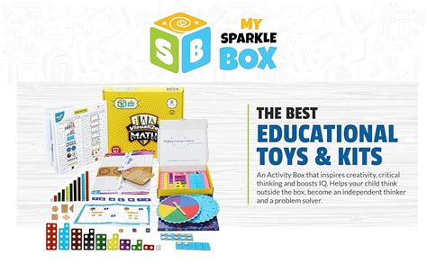Buy SparkleBox Math Class 3 Kit, Gift for Kids 7-10 Yrs with 17 Fun ...