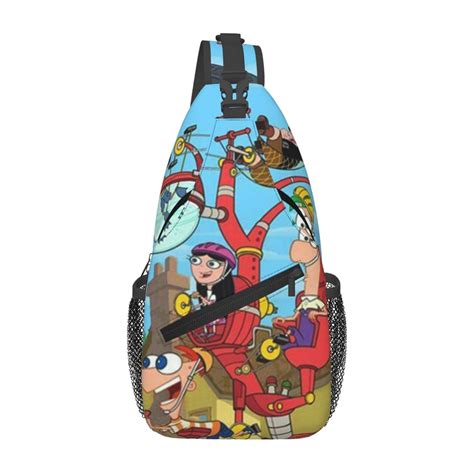 Phineas And Ferb Crossbody Bag Casual Sling Backpack Chest Bag ...