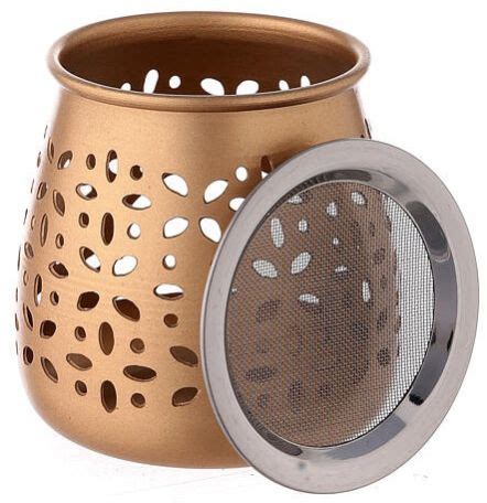Warm Gold Perforated Incense Burner Manufacturer, Supplier from Moradabad