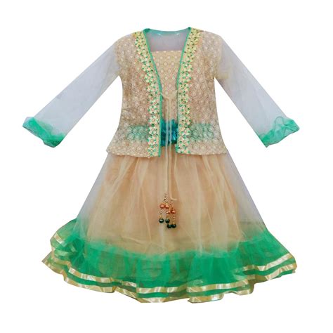 Buy Fashionitz Girls Self Design Net Party Wear Dress at Amazon.in