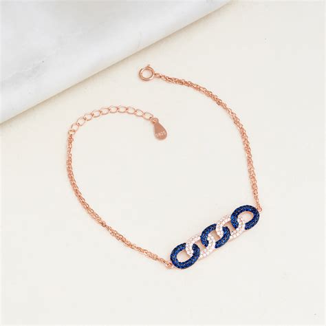 Silver Rose Linked Bracelet – Silversheen