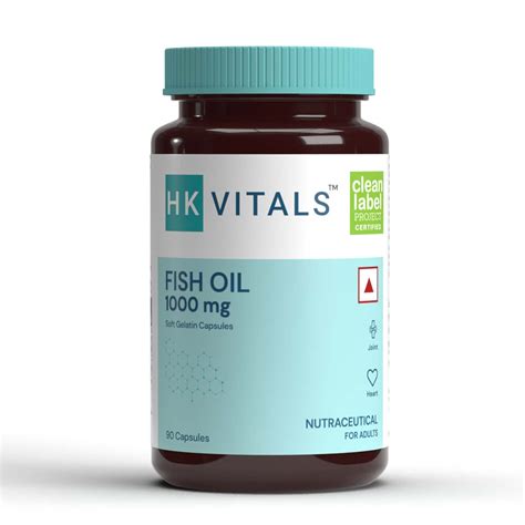 Buy HEALTHKART HK VITALS ADVANCED OMEGA 3, 1000 MG OMEGA 3 WITH 360 MG ...