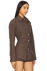 NIA Jules Top in Brown | REVOLVE