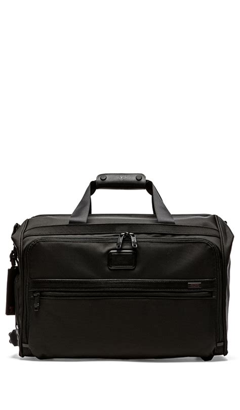 Tumi Alpha 2 Travel Framed Soft Duffle in Black | REVOLVE