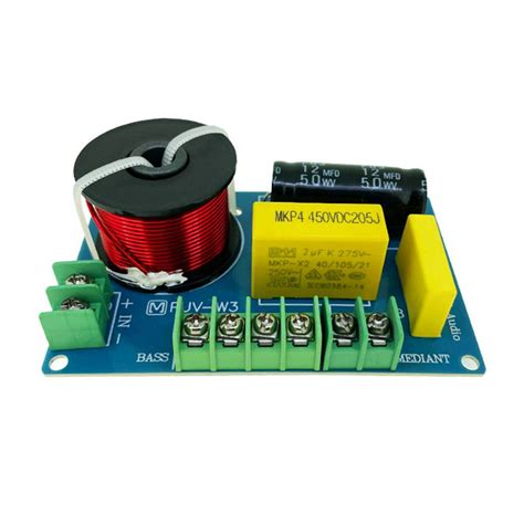 Filtro cruzado de woofer de audio de 3 vías para altavoces de 3,5/4/4,5 ...