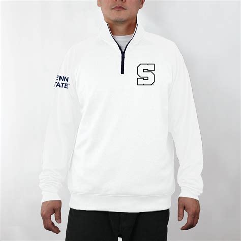 Penn State Block S White Performance Quarter Zip Nittany Lions (PSU)
