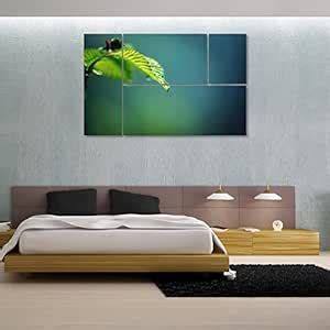 999STORE Multiple Frames Printed Leaves Like Modern Wall Art Painting ...