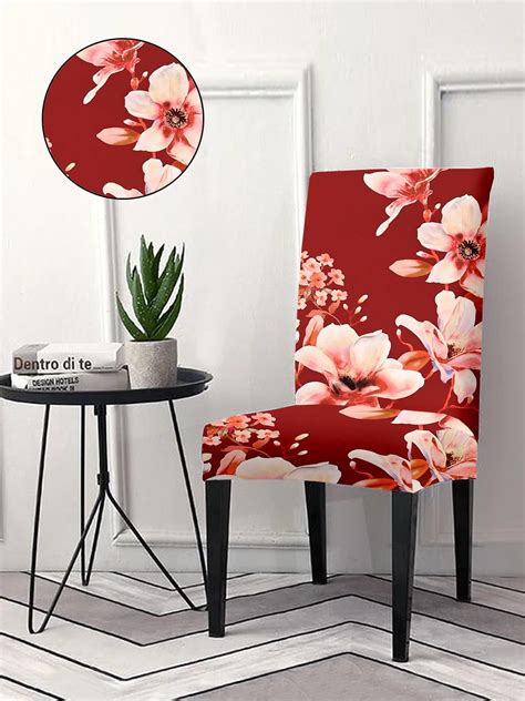 Amazon Brand - Solimo Polyester Spandex Stretchable Dining Chair ...