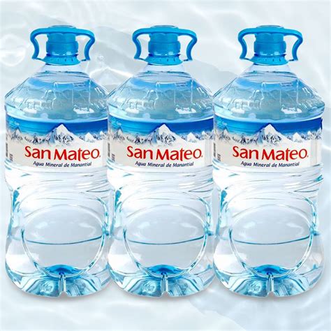 Galón de Agua Mineral San Mateo 7 Litros x 3: Frescura y Calidad en ...