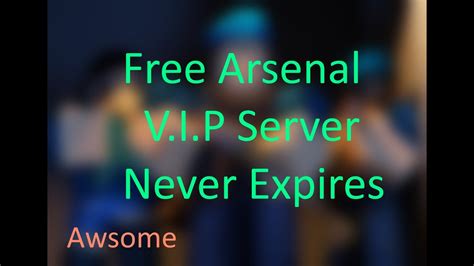 Image result for How to Use Arsenal VIP Server