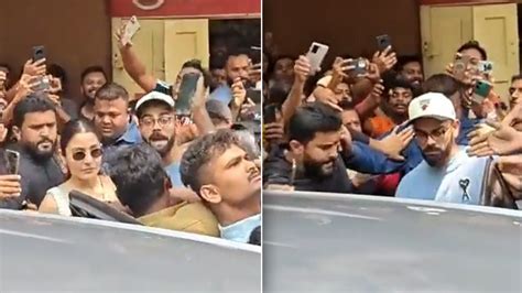 Virat Kohli Gets Angry At Fan Trying To Break Security For A Pic With ...