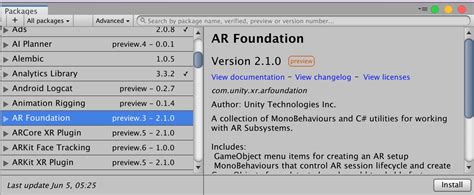 Creating AR in Unity 的图像结果