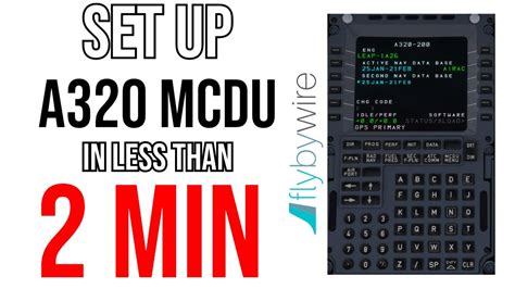 Image result for A320 MCDU Tutorial