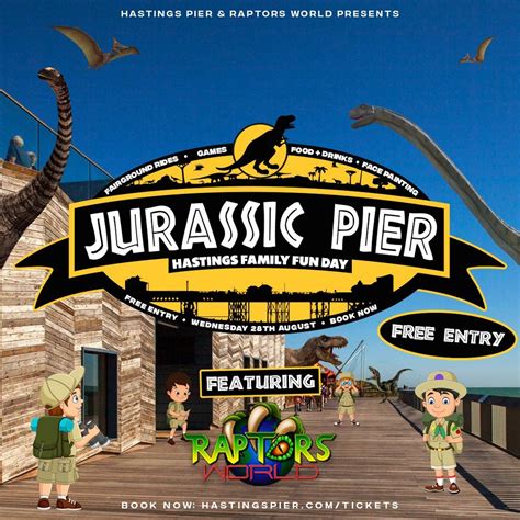 Jurassic Pier - Hastings Family Fun Day, Hastings Pier, 28 August 2024 ...