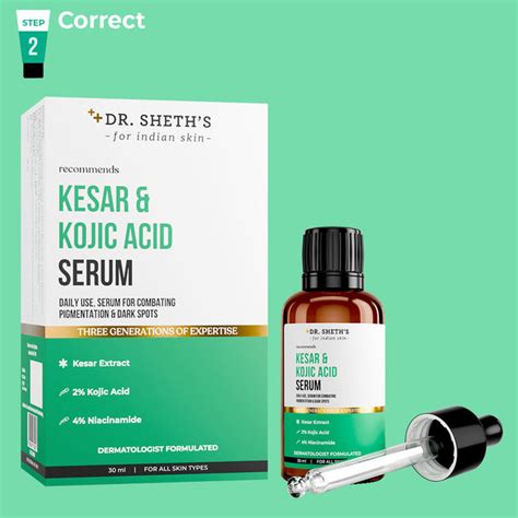 Kesar & Kojic Acid Serum - 30ml – Dr Sheth's