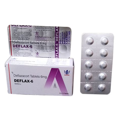 Deflax-6 Tablets Axodin Pharmaceuticals Pvt. Ltd.
